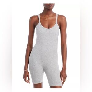 Alo Yoga Mellow Romper Onesie Heather Grey size SM